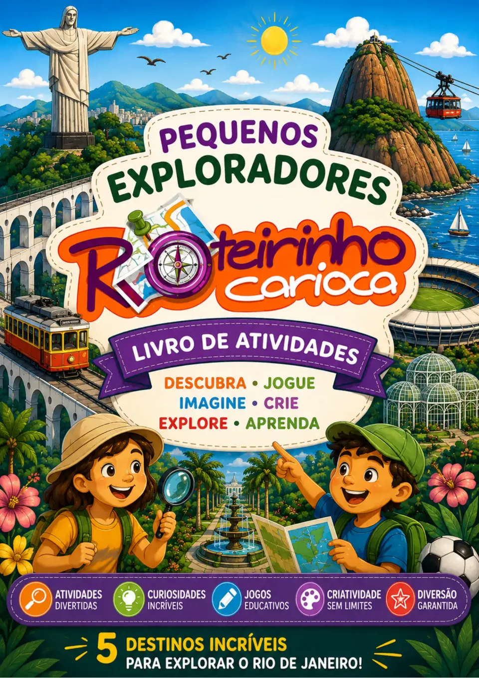 Capa do livro Pequenos Exploradores Rio de Janeiro